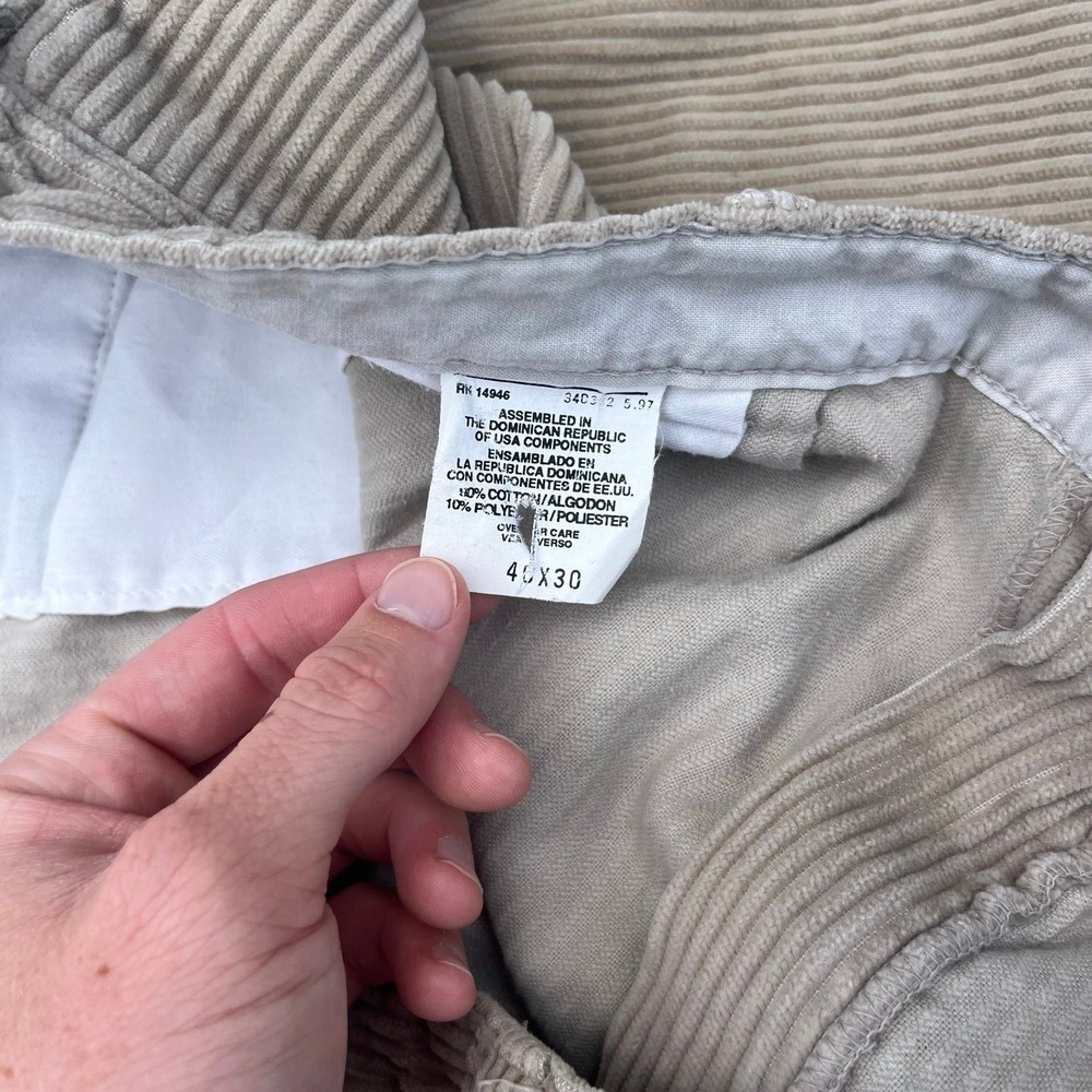 Vintage big corduroy baggy pants - Picture 6 of 9